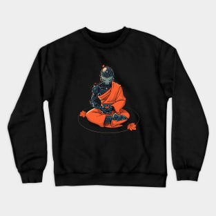 Meditation Robot Monk by Tobe Fonseca Crewneck Sweatshirt